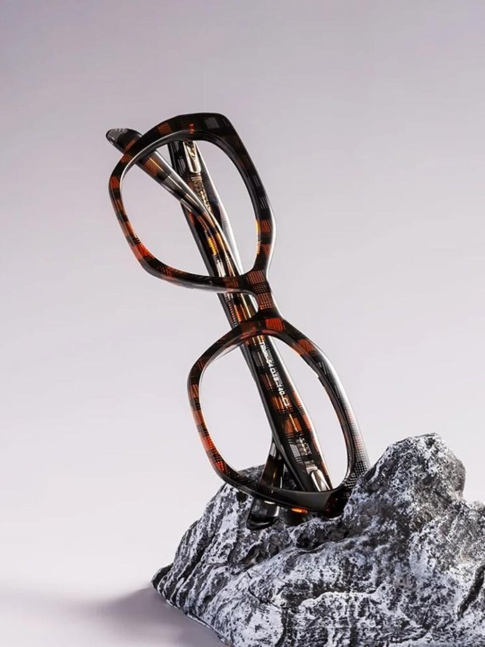 YesGlasses Tilton Hipster Cat Eye Geometric Reader Glasses R15812 Brown 3.0 - Picture 9 of 9